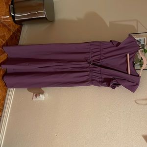Shein purple wide leg jumpsuit
